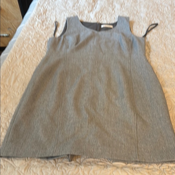 Kasper Gray Sleeveless Dress - Picture 2 of 5